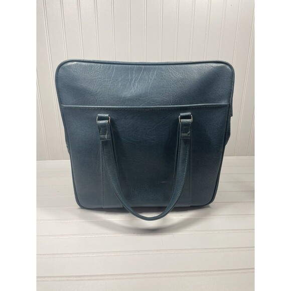 Vtg Samsonite Luggage Weekender Hand Bag Royal Traveler Medalist Blue - Picture 1 of 11